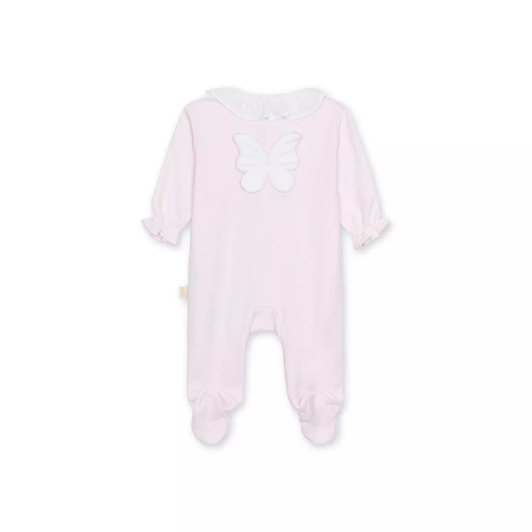 Pink babygrow - Butterfly