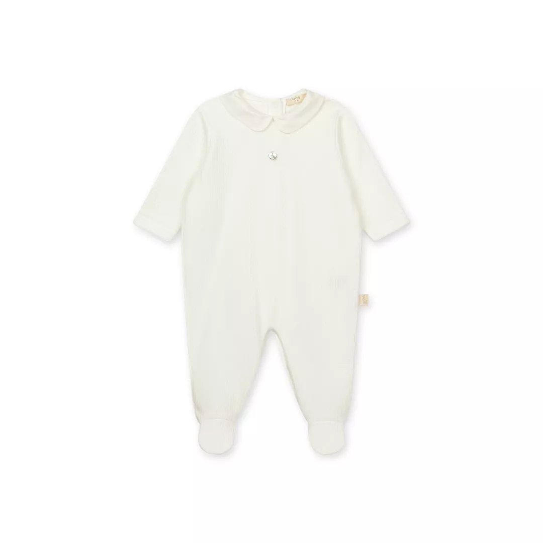 Ivory babygrow - Knit Collection