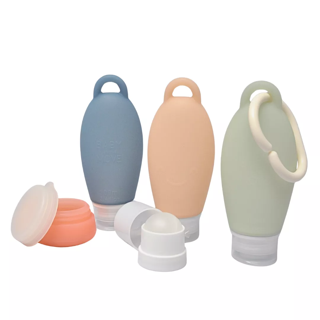 Travel Kit - travel bottles set with roller top & jar